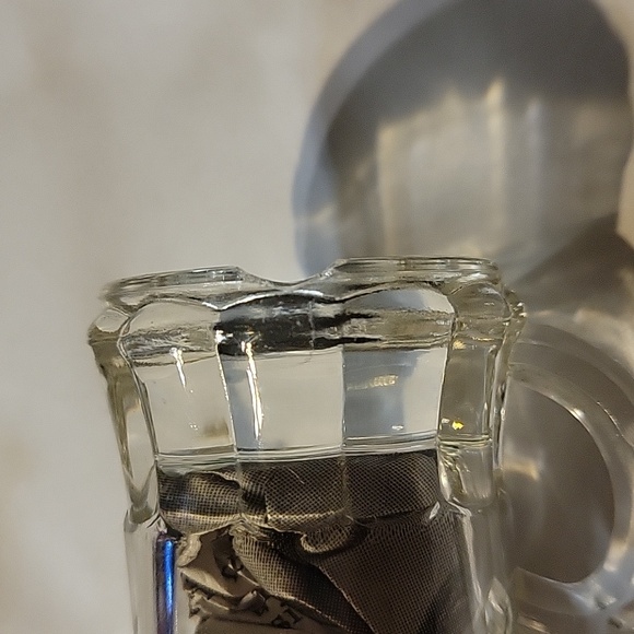 1 Vtg 40s Miniature Anchor Hocking Child's Glass Mug Toothpick Holder Shot Glass - Picture 2 of 2